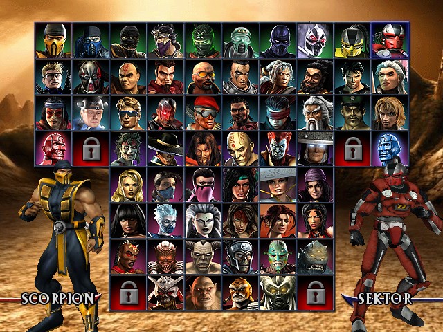 mortal kombat characters list. Mortal Kombat: Armageddon