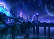 fantasy landscapes castles night purple fantasy art magic 1920x1200 wallpaper_www.wallpaperhi.co.jpg