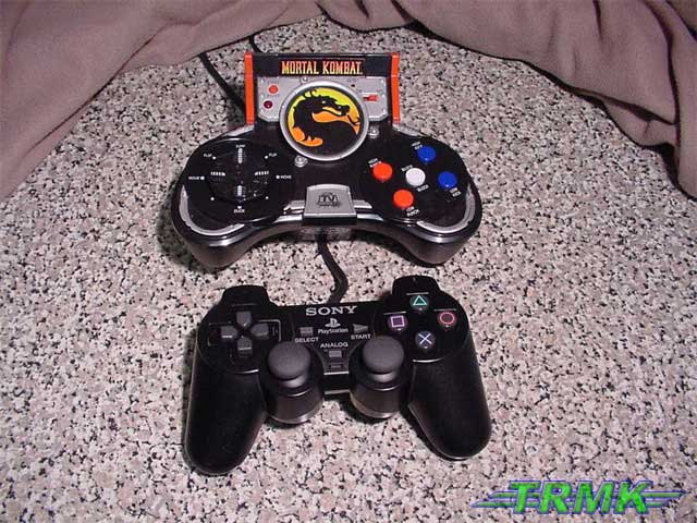 Mortal Kombat Fatality Kontroller Scorpion Playstation 2 PS2 Controller  WORKS